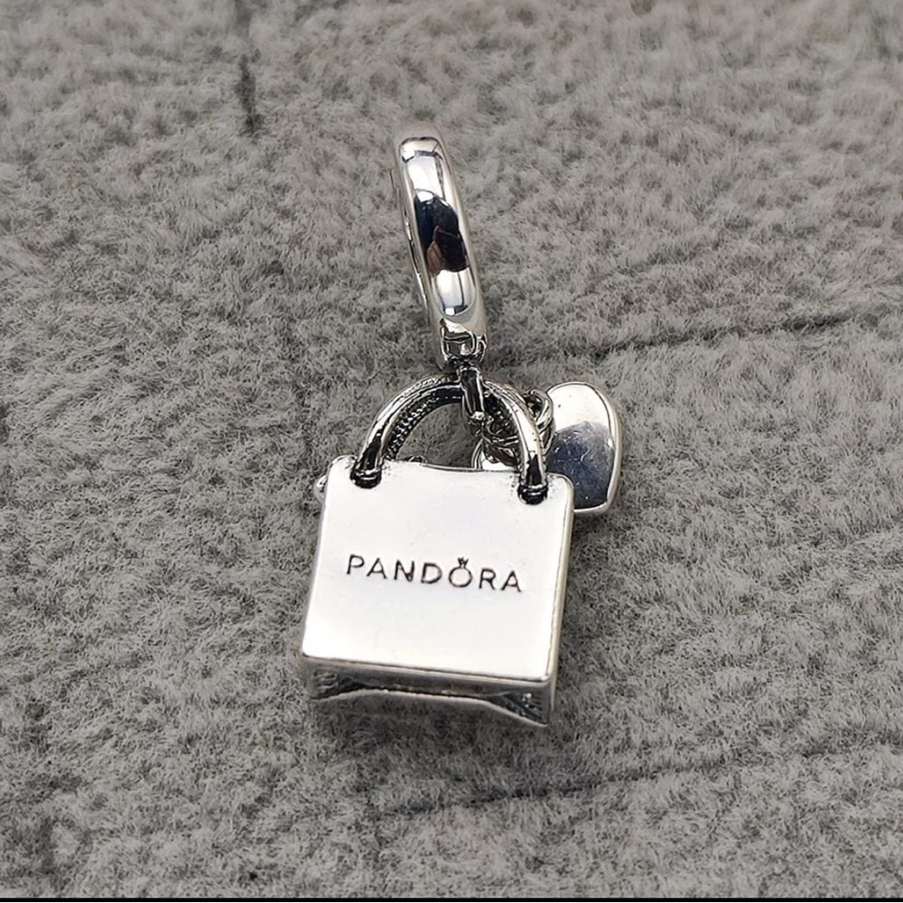 PANDORA Silver Bag Charm